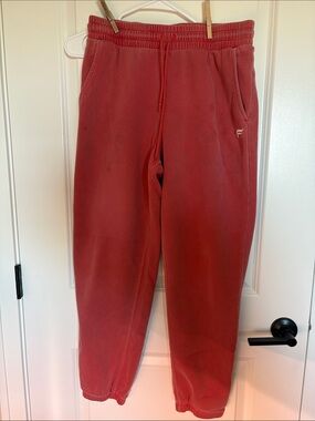 Fabletics Brick Red Drawstring Joggers